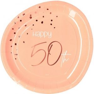 50 anni compleanno donna elegant rosa gold